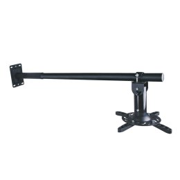 UCHWYT ŚCIENNY 100-200cm DO PROJEKTORA P-106B 15KG ART czarny