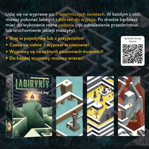 GRA PLANSZOWA - LABIRYNTY: POCZĄTEK DROGI - NASZA KSIĘGARNIA
