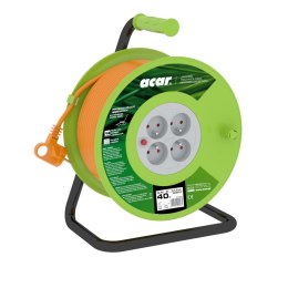 Przedł.ZWIJANY ACAR PZ-4Z/OT H05VV-F 3Gx1.5 40M Z STYK. OCHR. POMARAŃCZOWY M01802