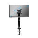 UCHWYT BIURKOWY GAZOWY DO 1 MONITORA LED/LCD 10-32" L-17GD ART 9kg 2xUSB 3.0