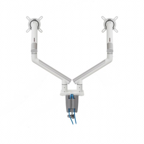 UCHWYT BIURKOWY GAZOWY DO 2 MONITORÓW LED/LCD 17-32" L-20GD ART 2-9kg 2xUSB 3.0 PREMIUM ALU