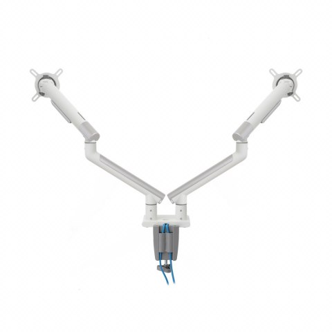 UCHWYT BIURKOWY GAZOWY DO 2 MONITORÓW LED/LCD 17-32" L-20GD ART 2-9kg 2xUSB 3.0 PREMIUM ALU