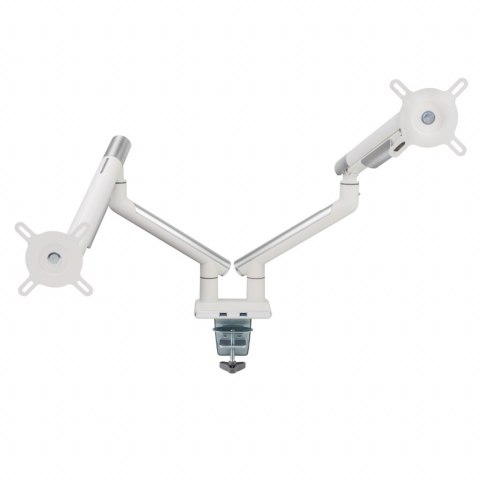 UCHWYT BIURKOWY GAZOWY DO 2 MONITORÓW LED/LCD 17-32" L-20GD ART 2-9kg 2xUSB 3.0 PREMIUM ALU