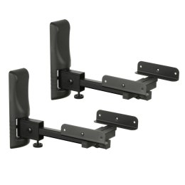 UCHWYT DO GŁOŚNIKÓW zaciskowy czarny 15kg 2szt G-09 ART EOL