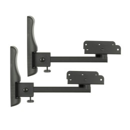 UCHWYT DO GŁOŚNIKÓW zaciskowy czarny 15kg 2szt G-09 ART EOL