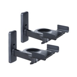 UCHWYT DO GŁOŚNIKÓW zaciskowy czarny 20kg 2szt G-10 ART