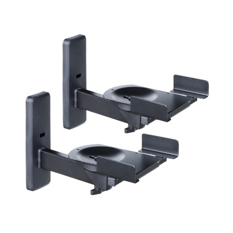 UCHWYT DO GŁOŚNIKÓW zaciskowy czarny 20kg 2szt G-10 ART