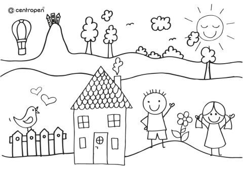 ZESTAW ART. PIŚMIENNICZYCH MAŁEGO MALARZA "QUATRO II 9396" 60szt CENTROPEN