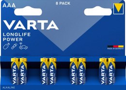 BATERIE ALKALICZNE VARTA R3 (AAA) LONGLIFE POWER 8szt
