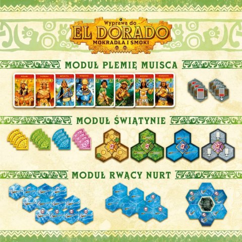 GRA WYPRAWA DO EL DORADO: MOKRADŁA I SMOKI - dodatek - NASZA KSIĘGARNIA