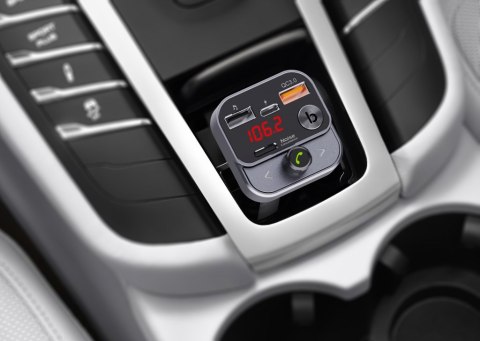 TRANSMITER samoch FM MP3 z funkcją BT,USB LCD FM-84B ART QC3.0