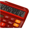 ELEVEN Kalkulator biurowy w kolorze czerwonym, jasno-czerwone przyciski numeryczne, CDC110RD