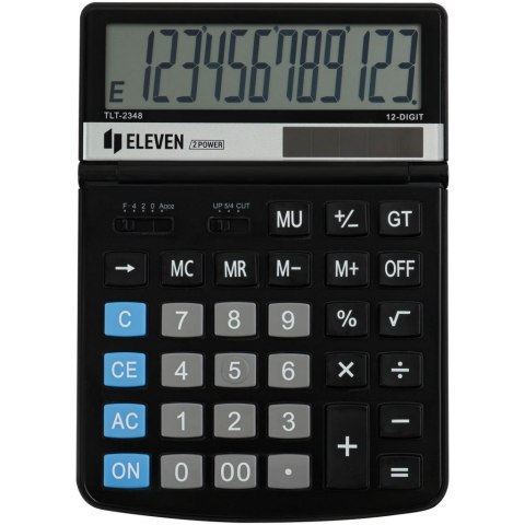 ELEVEN Kalkulator biurowy z regulowanym kątem wyświetlacza TLT2348 czarny