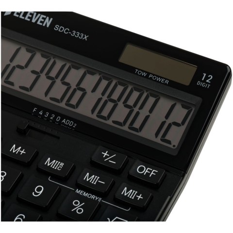 ELEVEN Kalkulator biznesowy SDC333XBK czarny