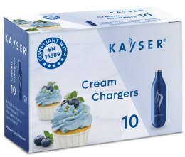 Naboje N2O do syfonu do bitej śmietany 7,5g Kayser 10 szt/Opk