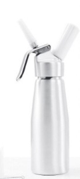 SATURATOR DO BITEJ ŚMIETANY- QUICK CREAM WHIPPER KA-01 A SREBRNY 0,5 LITRA NA NABOJE N2O
