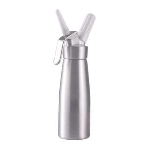 SATURATOR DO BITEJ ŚMIETANY- QUICK CREAM WHIPPER KA-01 A SREBRNY 0,5 LITRA NA NABOJE N2O