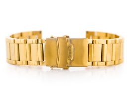 Bransoleta Pacific Model 10 solid - złota 22mm