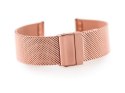 Bransoleta 302RG - siatka HQ - rosegold- 22mm
