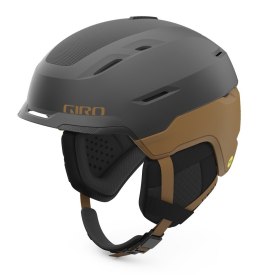 Kask zimowy GIRO TOR SPHERICAL metallic coal / tan roz. L (59-62.5cm) (NEW 2023/2024)