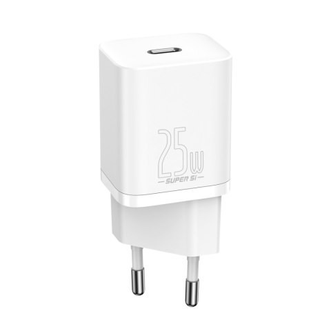 Ładowarka sieciowa BASEUS Super Si Quick Charger 25W (biała)