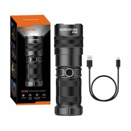 Latarka Superfire GT60 - 2600 lm, 2 tryby, USB-C