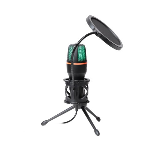 MIKROFON STOJĄCY POJEMNOŚCIOWY Z MEMBRANĄ AC-02 TRÓJNÓG USB LED