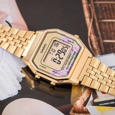 ZEGAREK DAMSKI CASIO LA680WGA-4C (zd631d) + BOX