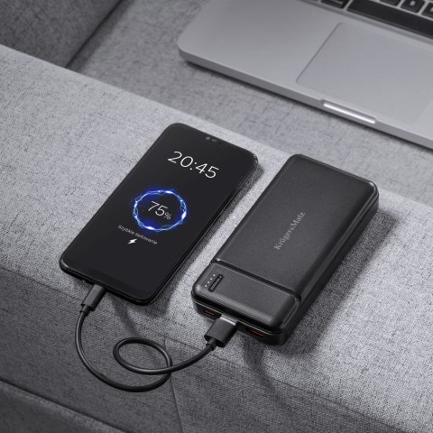 PowerBank Kruger&Matz 20000 mAh Li-pol z funkcją QC oraz PD
