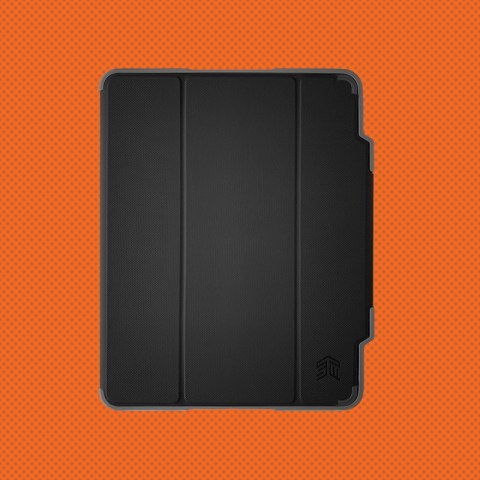 STM Dux Plus - Etui pancerne iPad 11" (2025) / 10.9" (2022) MIL-STD-810G z uchwytem Apple Pencil (Black) wersja EDU/COM