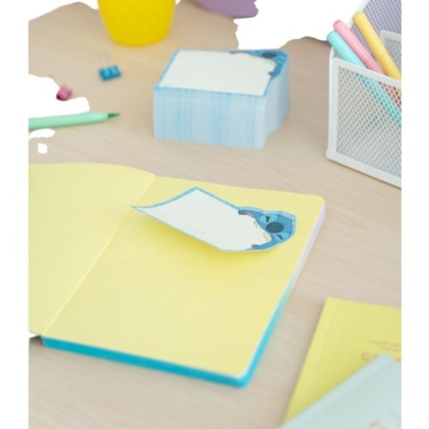 Disney Stitch - Karteczki samoprzylepne z kolekcji Tropical (7,5 x 7,5 cm)