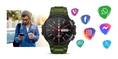 Smartwatch GIEWONT Zielony GW430-3