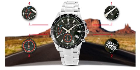 Zegarek Męski CASIO EDIFICE EFV-540D-1AVUEF + BOX