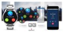 Smartwatch GIEWONT Vertex SmartCall GW450-4 Silver/Carbon Silikon