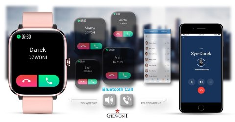 Smartwatch Giewont Różowy GW230-1 