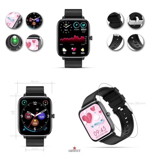 Smartwatch Giewont Czarny GW230-2