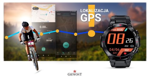 Smartwatch GIEWONT Pionier GPS GW460-1 - Carbon