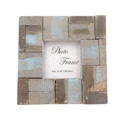 Drewniana ramka na zdjęcia 30350 mix - format zdjęcia 10x10cm