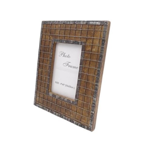 Drewniana ramka na zdjęcia - A-1328 - format zdjęcia 10x15cm
