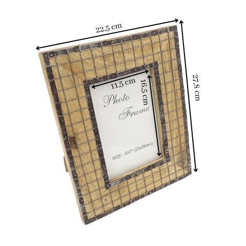 Drewniana ramka na zdjęcia - format zdjęcia 13 x 18 cm - A-1639