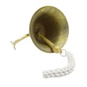 Dzwon Okrętowy Mosiężny Średnica 17,5 cm - Marynistyczna Dekoracja - HB43/7