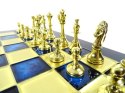 Ekskluzywne, Duże Klasyczne Szachy Metalowe Stauton - 36x36 cm - S34