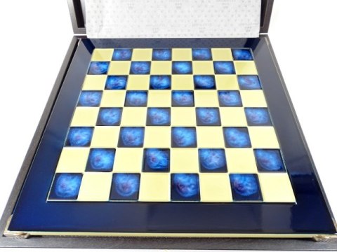 Ekskluzywne, Duże Klasyczne Szachy Metalowe Stauton - 36x36 cm - S34