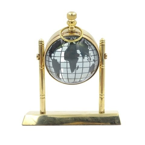 Zegar Marynistyczny na Biurko Mosiężny- NC2963