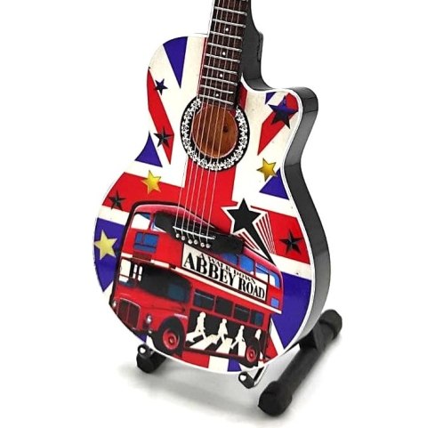 Mini gitara w stylu The Beatles - Abbey Road - MGT-5159