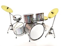Mini perkusja silver chrome MDR-0039; skala 1:5