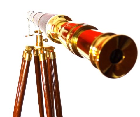 Wielka Luneta Dekoracyjna na drewnianym trójnogu - TWSS