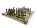 Szachy Mosiężne Łucznicy Duże 44x44cm - Luksusowy Prezent - S10BBRO