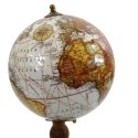 Elegancki Globus ozdobny na drewnianej podstawie - World GLB-0096B