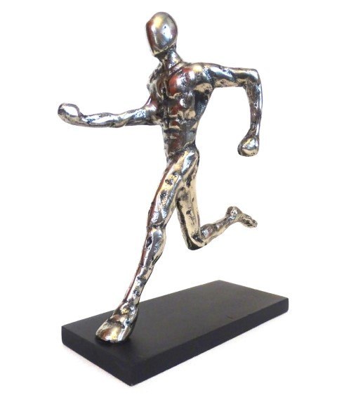 Statuetka Biegacz Metalowa Figurka Prezent dla Biegacza - MT202